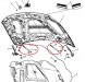 Stabilus 68276312AB 4B142494 4B-142494 Амортизатори капота 2 шт. Dodge Ram 1500 V GEN DS 2019-2025 OEM