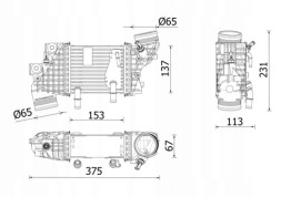 Mahle CI 663 000P Інтеркулер mahle ci 663 000p