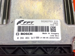 Bosch 55262753 0281031317.FIAT КОМП'ЮТЕР ECU FIAT DUCATO 3.0 55262753 0281031317