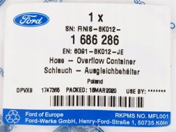 Ford OE 6G91-8K012-JE Шнур збирача надлишкового 2.5 duratec турбо