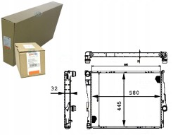 Behr Hella Service BRH8MK 376 716-271/RS3 ОХОЛОДЖУВАЧ ДВИГУНА BEHR HELLA 050390N BW2205 BWA220