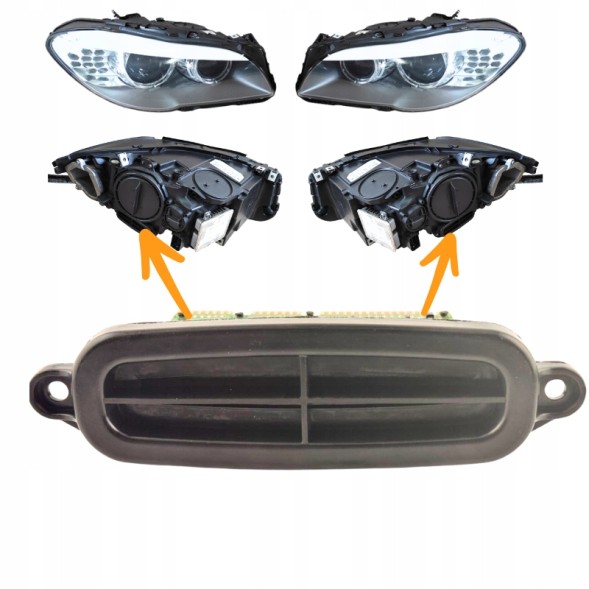LEDpro 63117269494 7269494 - sterownik / moduł lamp ksenon skrętnych AHL z funkcją ADAPTIV Касета контролера tms модуля торсіонних ламп ahl bmw f10 f11 7269494 adaptive