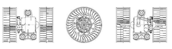 Mahle AB 39 000P Повітродувка mercedes viano (w639), vito / mixto (w639) 2.0d-electric 09/03-