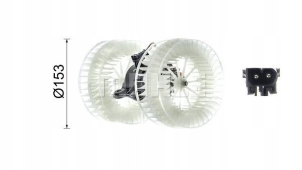 Mahle AB 39 000P Повітродувка mercedes viano (w639), vito / mixto (w639) 2.0d-electric 09/03-