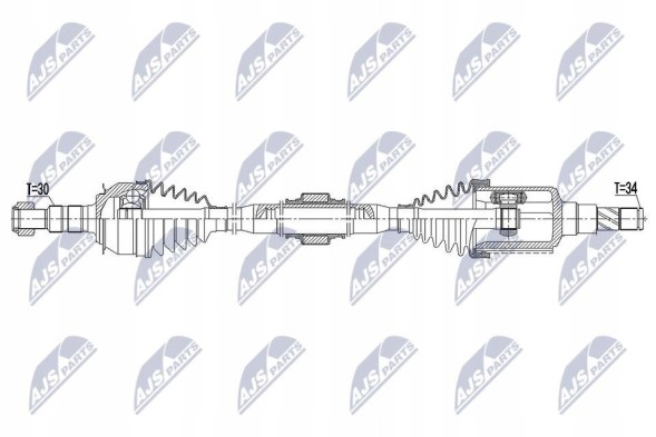 NTY NPW-DW-035 Nty npw-dw-035 привідний вал