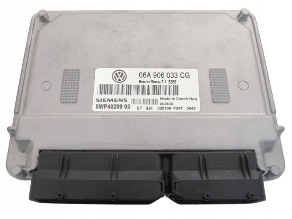 Siemens 06A 906 033 CG5WP40209 03 SIMOS7.1 ЕБУ VW CADDY 1.6 06A906033CG 5WP40209