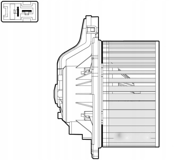 Denso DEA41015 Повітродувний вентилятор припливу dea41015 denso