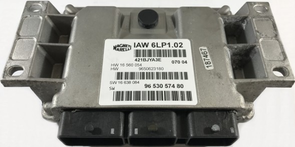 Magneti Marelli KOMPUTER ECU PEUGEOT 307 2.0 IAW6LP1.02 9653057480.SERWIS ECU PROGRAMOWANIE STEROWNIKÓW КОМП'ЮТЕР ECU PEUGEOT 307 2.0 IAW6LP1.02 9653057480