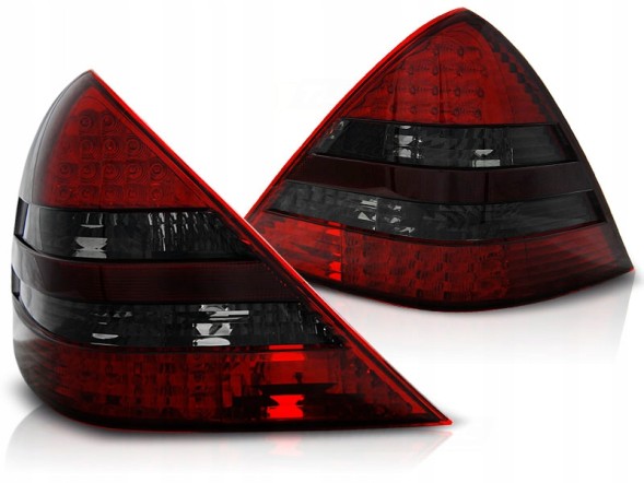 Depo LDME53 mhm Задні LED ліхтарі, комплект, червоні з ефектом диму, тюнінг Mercedes SLK R170 1996-2005