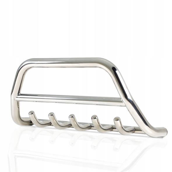 Китай PWT02_IDM20 Isuzu D-Max 2020 - Передня дужка A-Bar кенгуру, хром