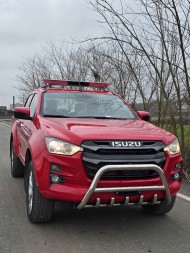 Китай PWT02_IDM20 Isuzu D-Max 2020 - Передня дужка A-Bar кенгуру, хром