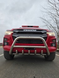 Китай PWT02_IDM20 Isuzu D-Max 2020 - Передня дужка A-Bar кенгуру, хром