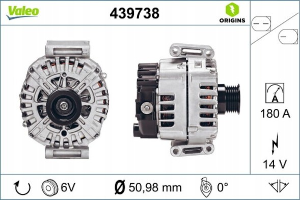 AD BRAKE VIC-155709 Генератор для MERCEDES C (C204), C T-MODEL (S204), C (W204), CLS (C218),