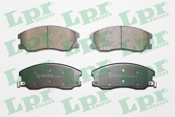 05P1322 LPR Комплект гальмівних колодок з 4 шт дисків