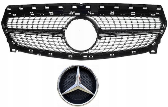Китай 20039-5 MERCEDES CLA W117 13- ПЕРЕД ЛІФТОМ DIAMOND РЕШІТКА РАДІАТОРА ЕМБЛЕМА