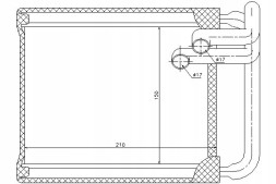 Nissens NIS77632/RS1 Обігрівальник nissens hy6213 8fh351315711 60826213 8