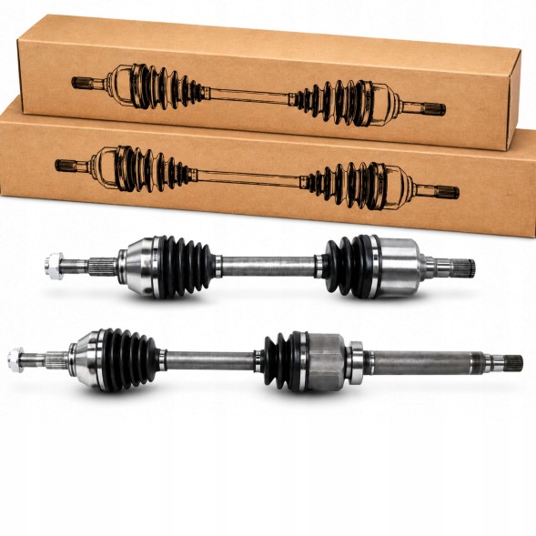 Китай abc-13.05/1/26 ПІВОСЬ ПРАВА + ЛІВА FORD MONDEO V MK5 2.0 TDCi 2WD АВТОМАТ MPS6
