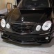 PELOPTICAR A211099 ГРИЛЬ АТРАПА MERCEDES W211 S211 AMG 06-09 ЛІФТ ЧОРНИЙ ГЛЯНЕЦЬ