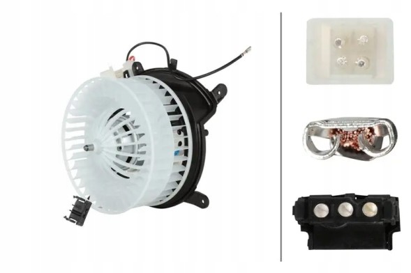 Hella 8EW 366 400-731 Повітродувний вентилятор припливу 8ew 366 400-731 hella