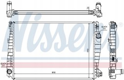Nissens 60061 Охолоджувач води 60061 nissens альфа ромео 159