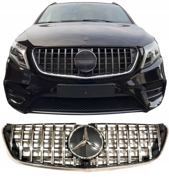 Mercedes-Benz OE A447031 A0008800300 АТРАПА ГРИЛЬ ЗІРКА ШТАМП МЕРСЕДЕС V-КЛАС W447 19-23 PANAMERICANA AMG