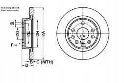 ATE ATE24.0312-0157.1(EXT) Ate гальмівні диски powerdisc fiat croma opel sig