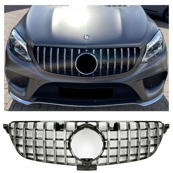 Proteile A.166037 АТРАПА ГРИЛЬ MERCEDES GLE W166 AMG GT PANAMERICANA ХРОМ 2015-2019
