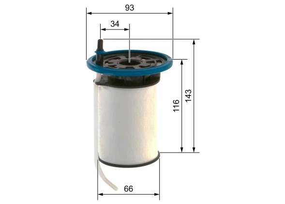 F026402212 BOSCH Фільтр паливний