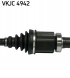 SKF VKJC 4942 Піввісь приводна передня права 975мм - skf vkjc 4942