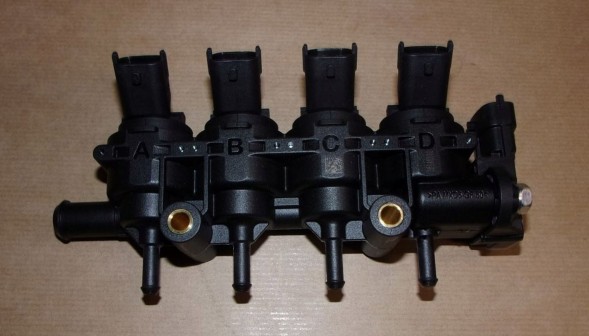 Renault OE РАМПА ФОРСУНОК ГАЗУ LPG RENAULT DACIA 1.6 175230616R Оригінальна упаковка
