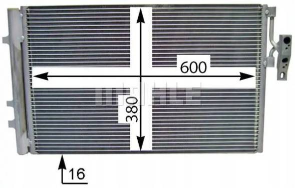 Mahle AC 778 000S Очисник радіатора кондиціонера ac 778 000s mahle