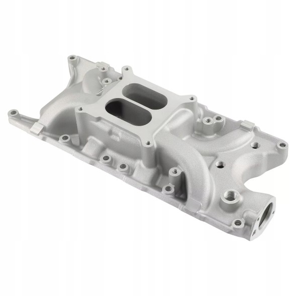 Китай FORD 260 289 302 347 Mustang Bronco F150 F250 F350 Thunderbird Galaxy Cougar Fairlane Torino LTD Kolektor Dolotowy Aluminiowy 4 Gardzielowy Edelbrock FORD 260 289 302 Колектор Відсмоктування Впускний Алюмінієвий 4 Гардовий Edelbrock