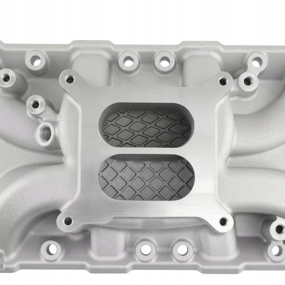 Китай FORD 260 289 302 347 Mustang Bronco F150 F250 F350 Thunderbird Galaxy Cougar Fairlane Torino LTD Kolektor Dolotowy Aluminiowy 4 Gardzielowy Edelbrock FORD 260 289 302 Колектор Відсмоктування Впускний Алюмінієвий 4 Гардовий Edelbrock