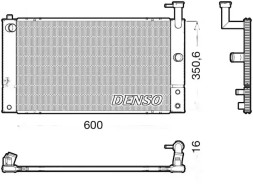 Denso DRM50133 Охолоджувач води drm50133 denso