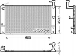 Denso DRM50133 Охолоджувач води drm50133 denso