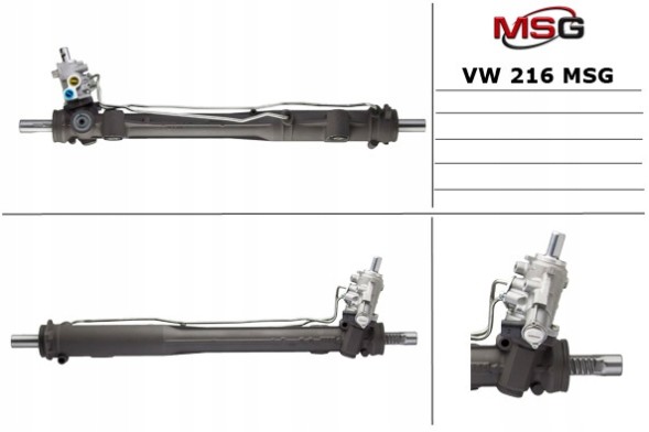 MSG VW216NEW Рульова рейка VW Touareg 02-10, Audi Q7 05-15