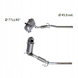 AS FD5140 Фільтр твердих частинок dpf a1 ibiza toledo fabia rapid roomster polo -1.6tdi