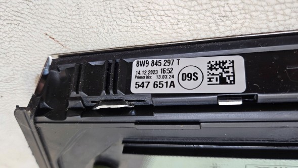 Audi OE 8W9845297T PG ВІТРОВЕ СКЛО ЛІВЕ AUDI A4 B9 KOMBI 8W9845297T НОВЕ ОРИГІНАЛ