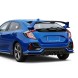 Китай Lotka Spoiler Honda Civic Hatchback 2016-2021 Czarny Połysk Спойлер для Honda Civic Hatchback 2016-2021, чорний, накладка