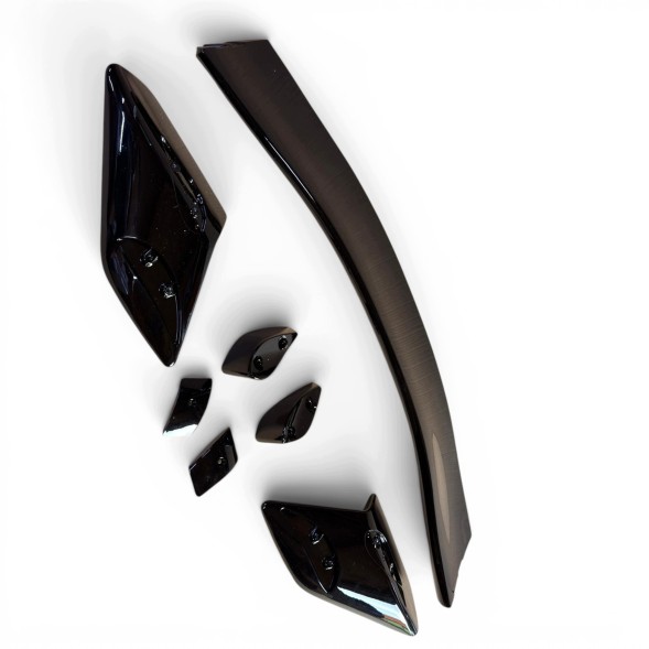 Китай Lotka Spoiler Honda Civic Hatchback 2016-2021 Czarny Połysk Спойлер для Honda Civic Hatchback 2016-2021, чорний, накладка
