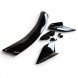 Китай Lotka Spoiler Honda Civic Hatchback 2016-2021 Czarny Połysk Спойлер для Honda Civic Hatchback 2016-2021, чорний, накладка