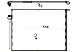 Behr Hella Service 8FC 351 302-494 BRH/GIFT Конденсатор кондиціонера bma x5 x6 e70 71 07- behr h + помічник водія #31