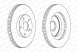 Ferodo DDF1646C 2X передній гальмівний диск вентильований ddf1646c