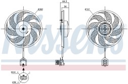 85596 NISSENS Вентилятор