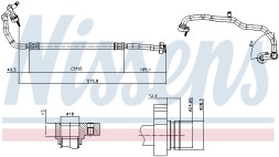 846921 NISSENS Трубопровід кондиціонера