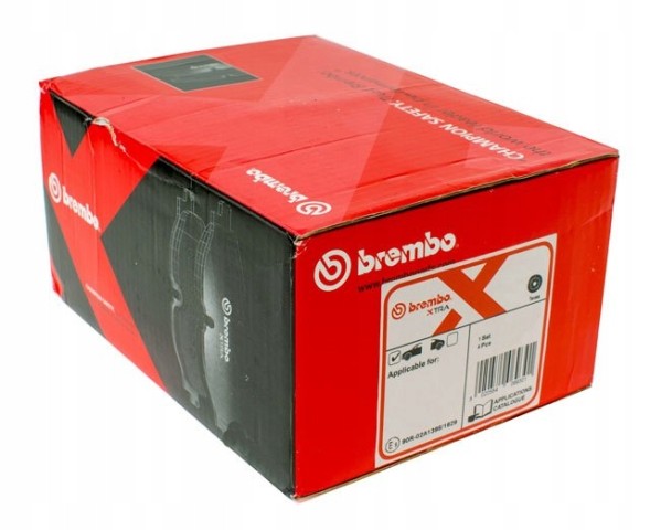 Brembo BRE P06036X Гальмівні колодки передні xtra p06036x brembo