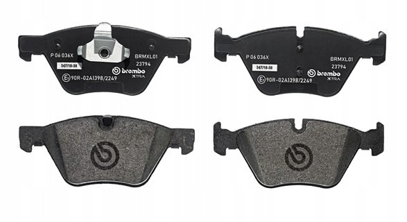Brembo BRE P06036X Гальмівні колодки передні xtra p06036x brembo
