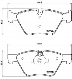 Brembo BRE P06036X Гальмівні колодки передні xtra p06036x brembo