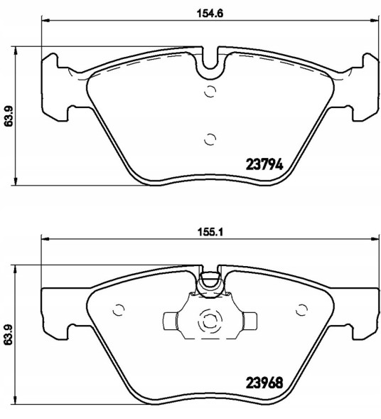 Brembo BRE P06036X Гальмівні колодки передні xtra p06036x brembo