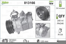 Valeo 813166 Компресор кондиціонера valeo 813166